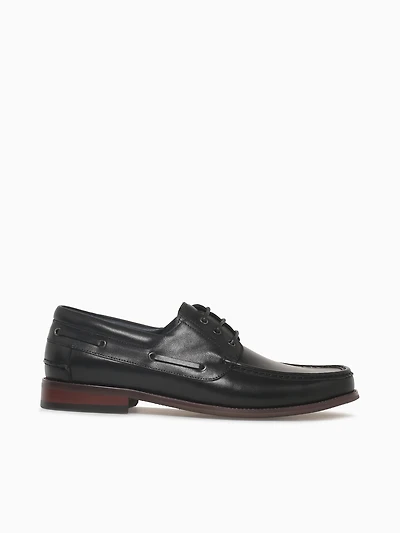 Corlys Black Brushed Calf Leather