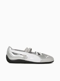 Speedcat Balllet Silver White Suede