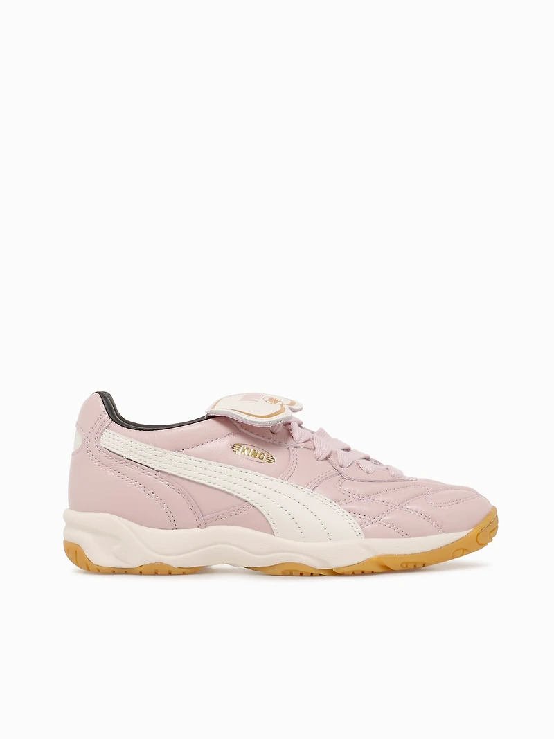King Indoor Mauvewarm White Leather