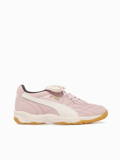King Indoor Mauvewarm White Leather