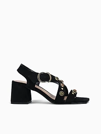 Lorena Black Suede
