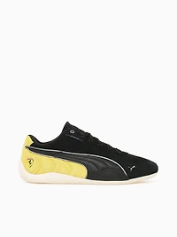 Ferrari Speedcat Blk Yellow suede