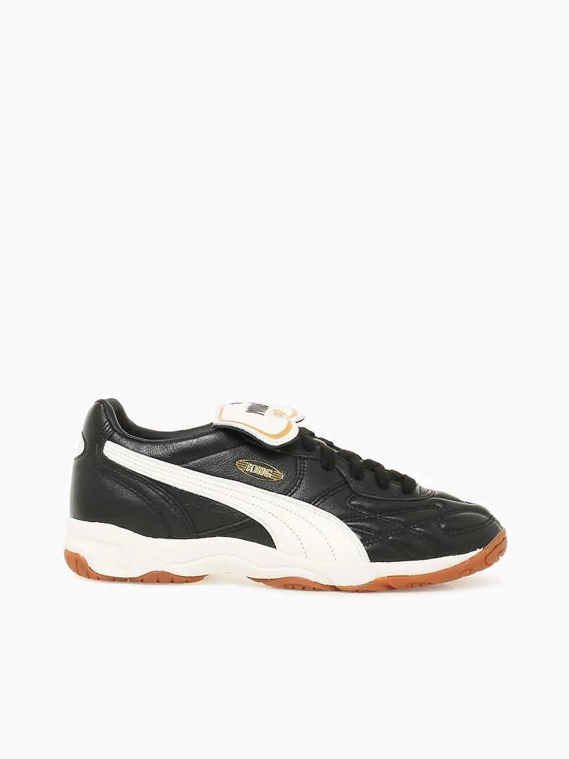 King Indoor Black White leather