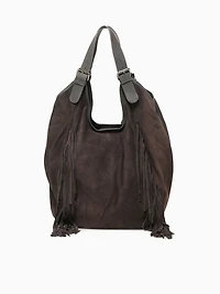 Claire Suede Fringe Cuoio