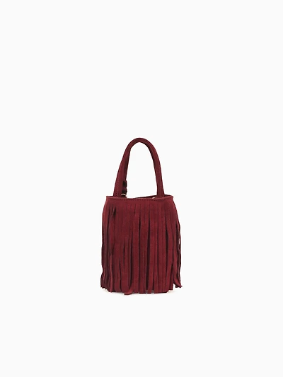 Mignon Fringe Dark Red