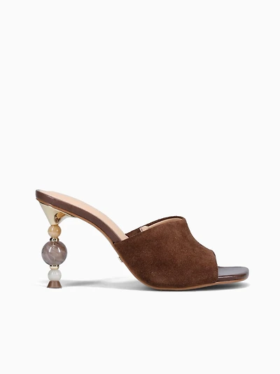 Isolde Brownie Suede Leather
