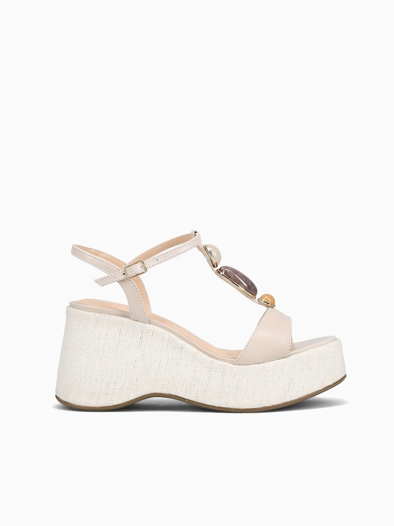 Margery Off White Torino Leather