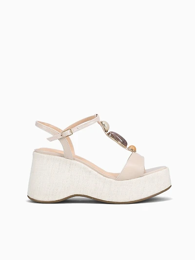 Margery Off White Torino Leather