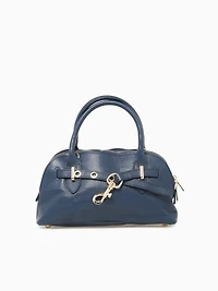 Eva Ring Hook Small Top Handle Blue Jean