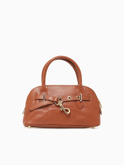 Eva Ring Hook Small Top Handle Cuoio Scu