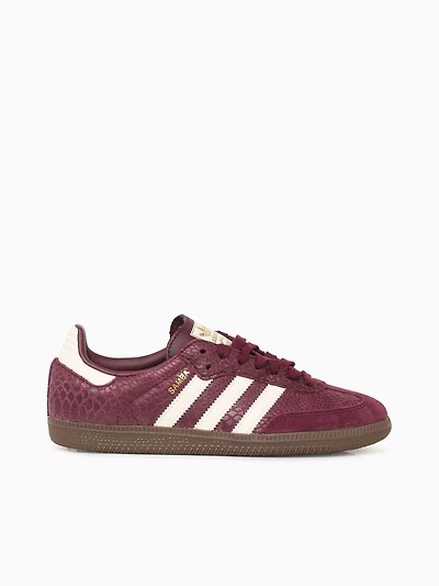 Samba Og W Maroon Cream white leather