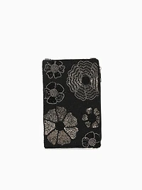 Flower Cell Phone Bag Black