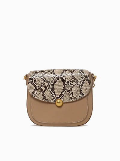 Very Crossbody Snake Taupe