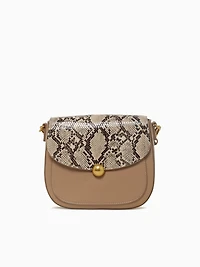 Very Crossbody Snake Taupe