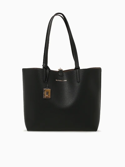 Nicole Tote Bag Black Brown