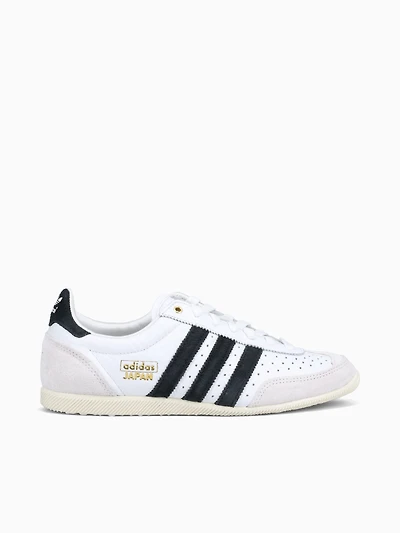 Japan W White Black leather