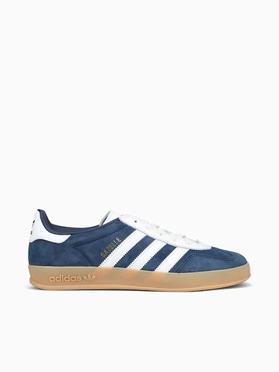 Gazelle Indoor Night Indigo White suede