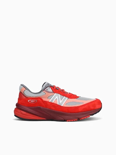 990v6 Moltenlava Burgundy Grey mesh