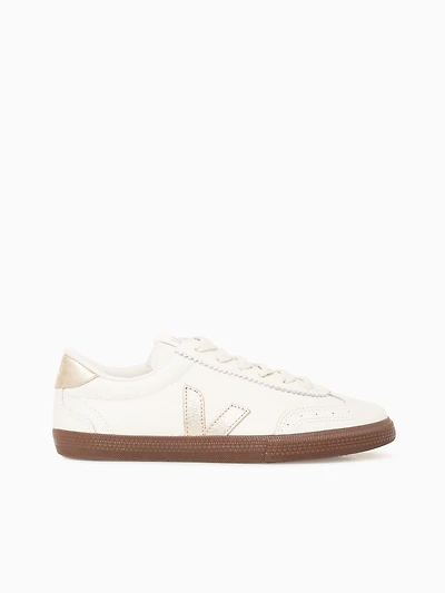 Volley White Platine O.t Leather