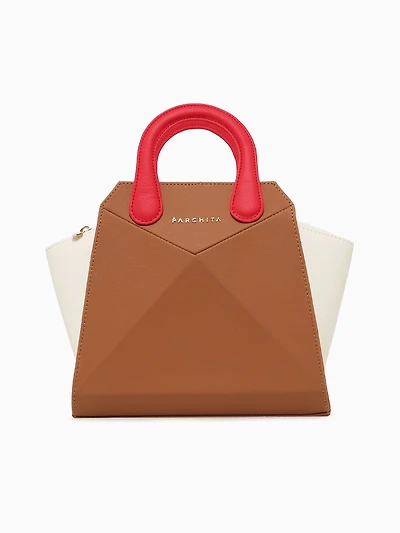 Croma Top Handle Tan Beige