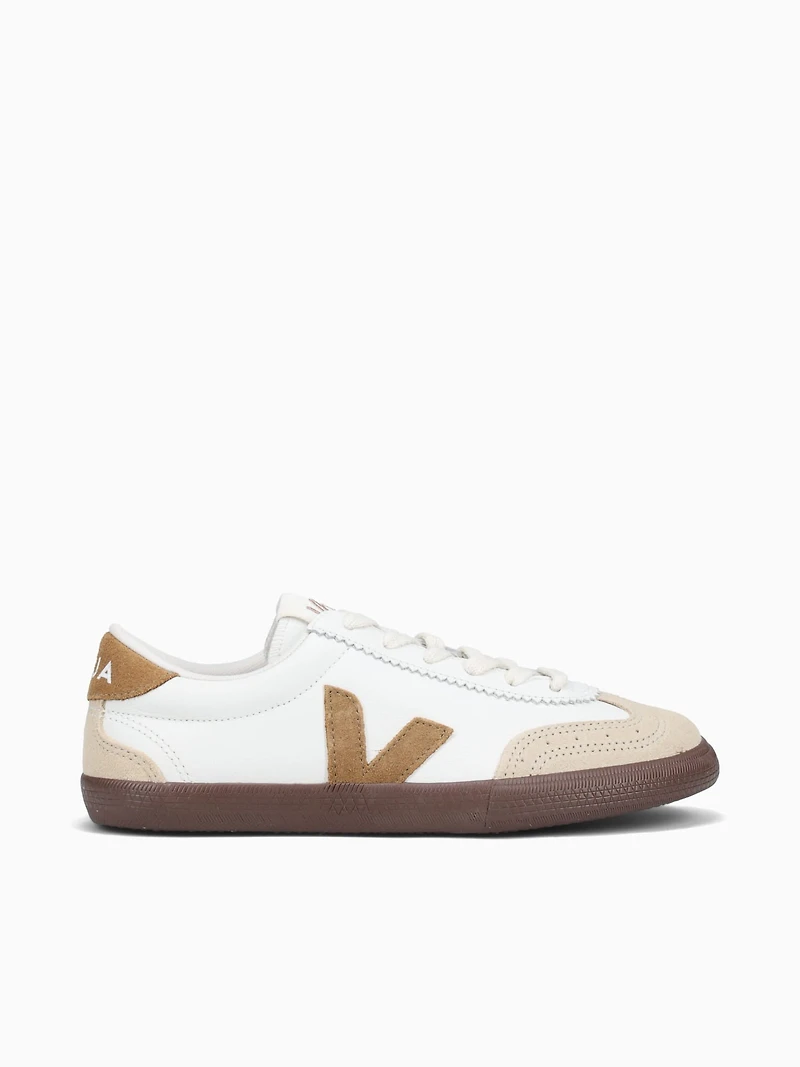Volley White Platine O.t Leather