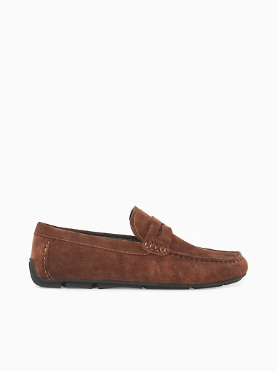 Isaac Tobacco Cow Suede