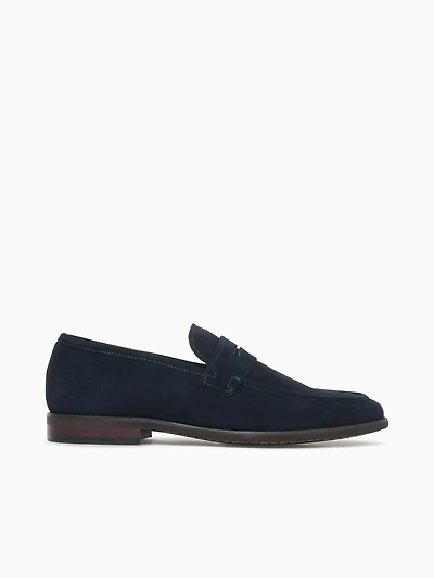 Alexio Navy Cow Suede