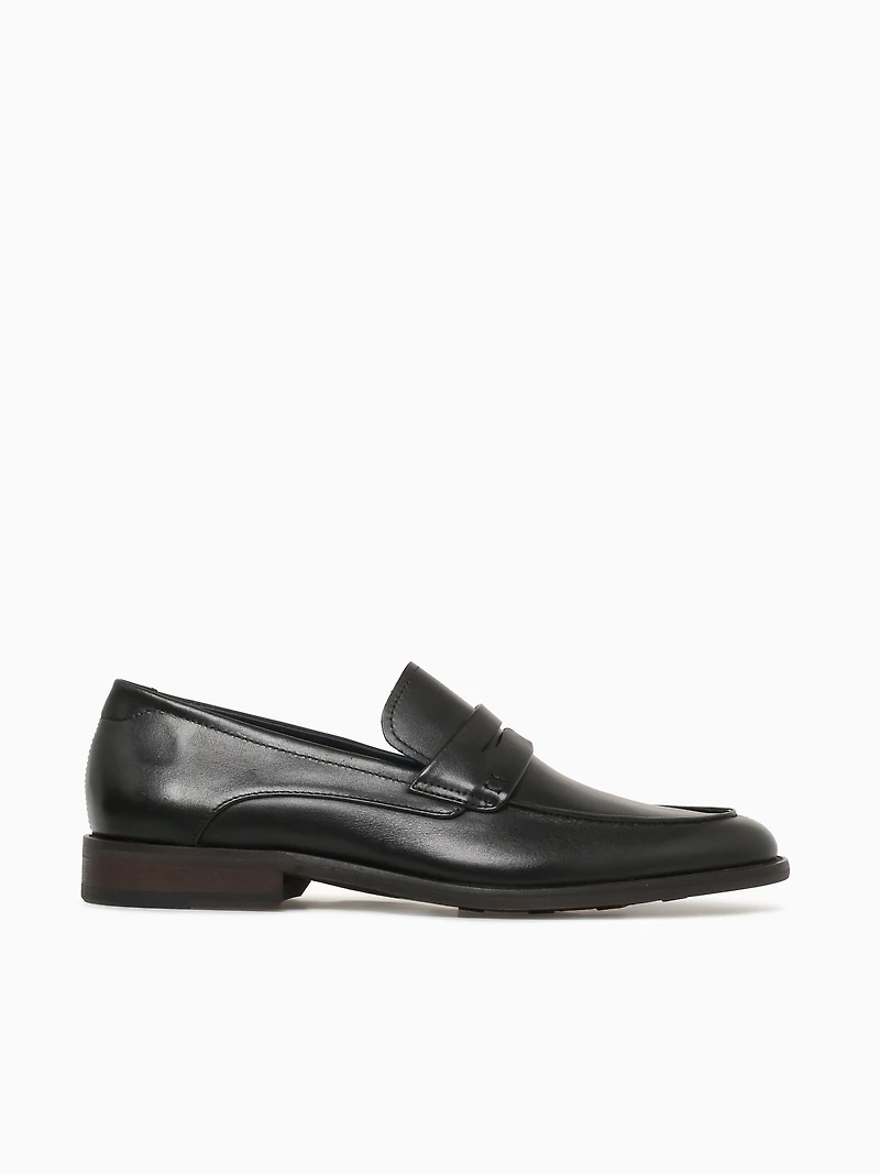 Constantine Black Brushed Calf Leather