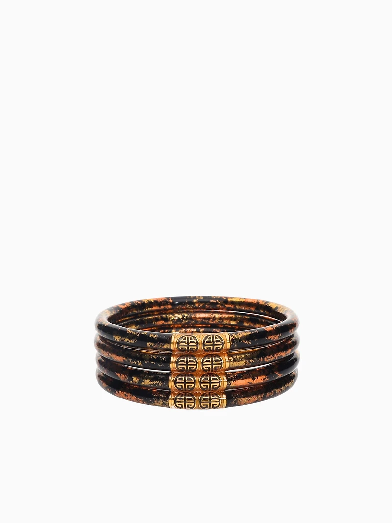 Koi Leopard All Weather Bangles (AWB) - Set of 4