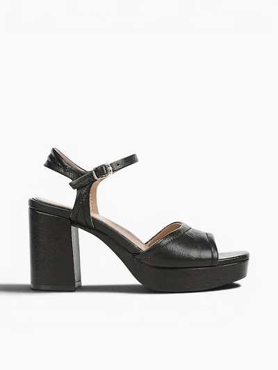 Petra Black Leather