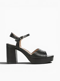 Petra Black Leather