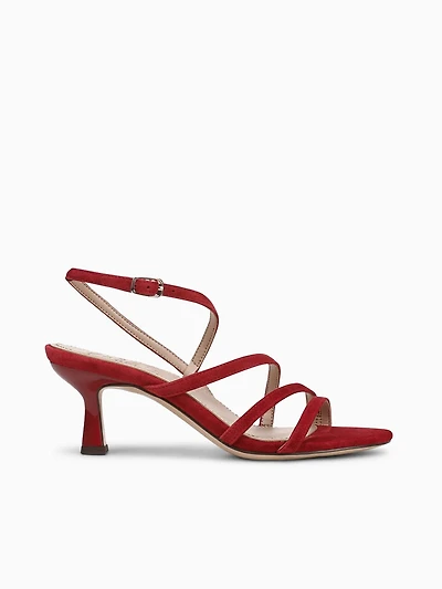 Tiffi Red Suede