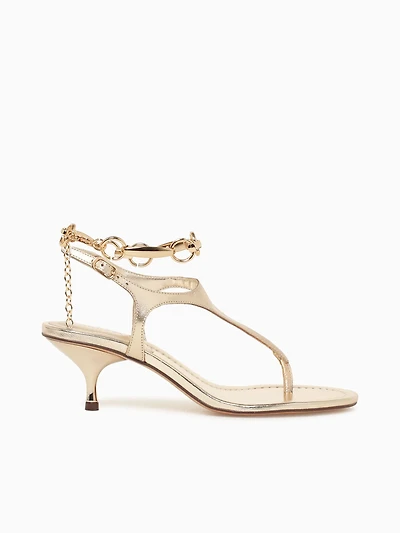 Dafne Platino Leather Metal