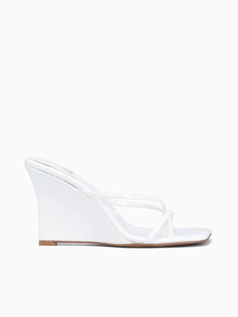 Biscotti White Patent