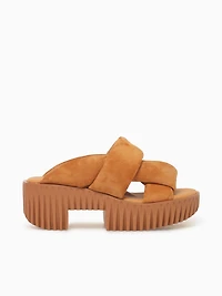 Plia Semo Tan Suede