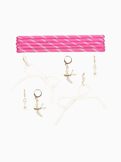 Pink Cord Charm Kit
