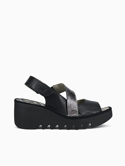 Basy605fly Black Graphite leather