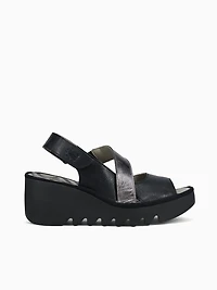 Basy605fly Black Graphite leather