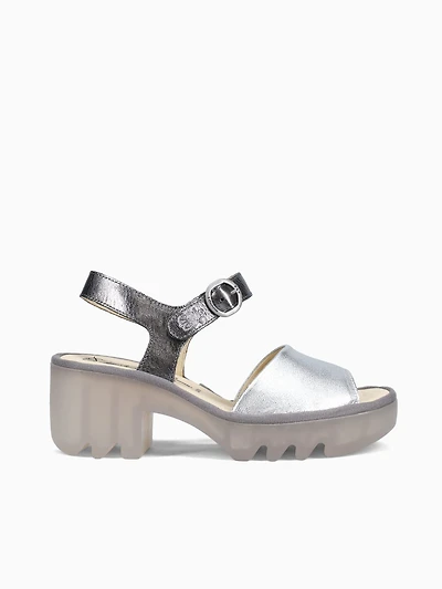 Tull503fly Silver Graphite leather