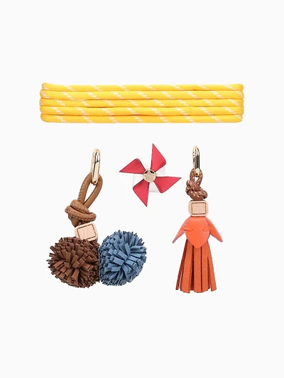 Orange Tassel Charm Kit