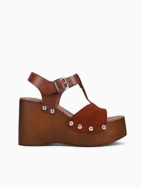 6197 Brown Cuero suede Leather