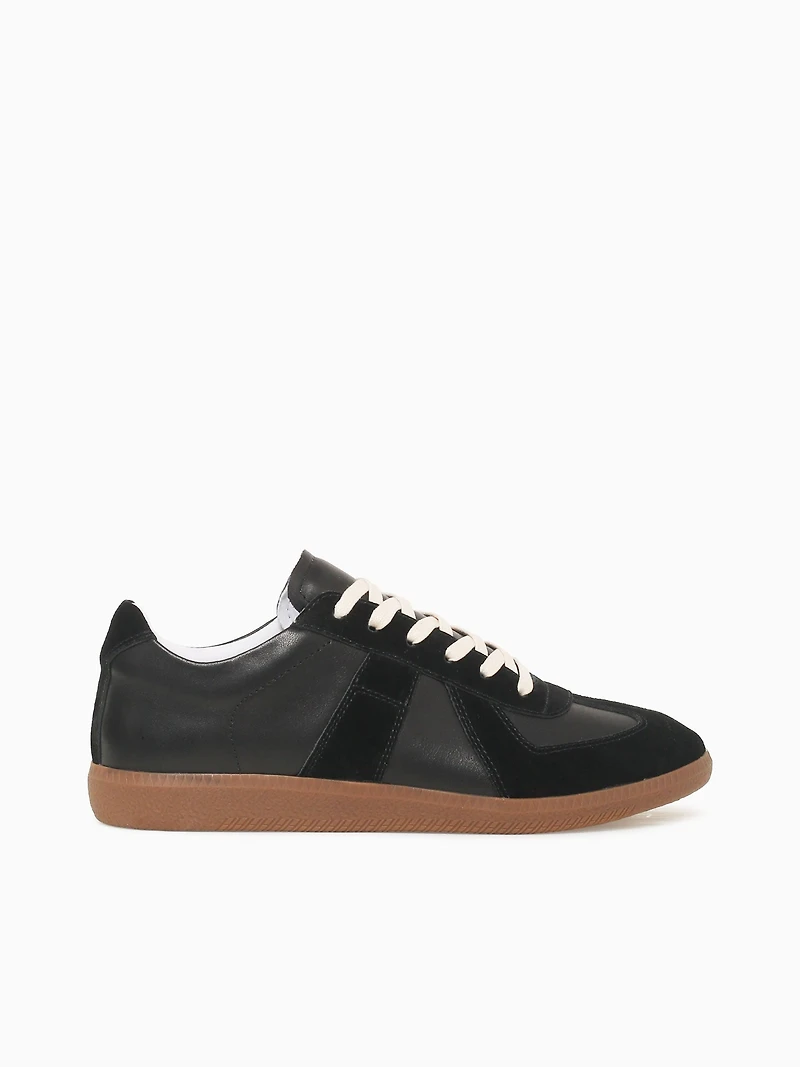 Lasso Black Leather Suede