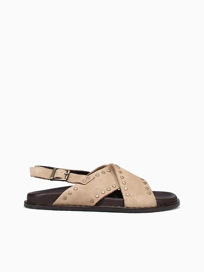 Narin Sand Beige Suede