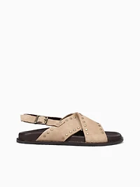 Narin Sand Beige Suede