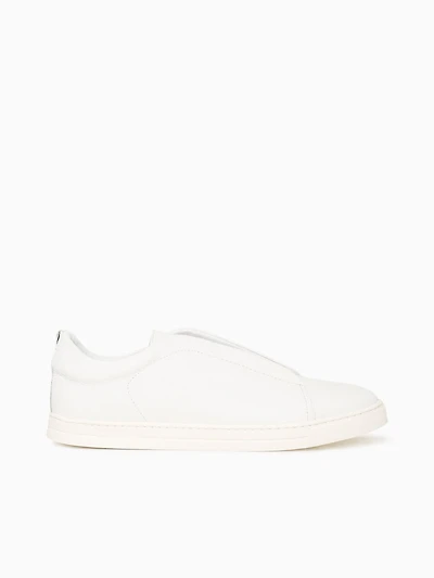 Selim White Analine Leather