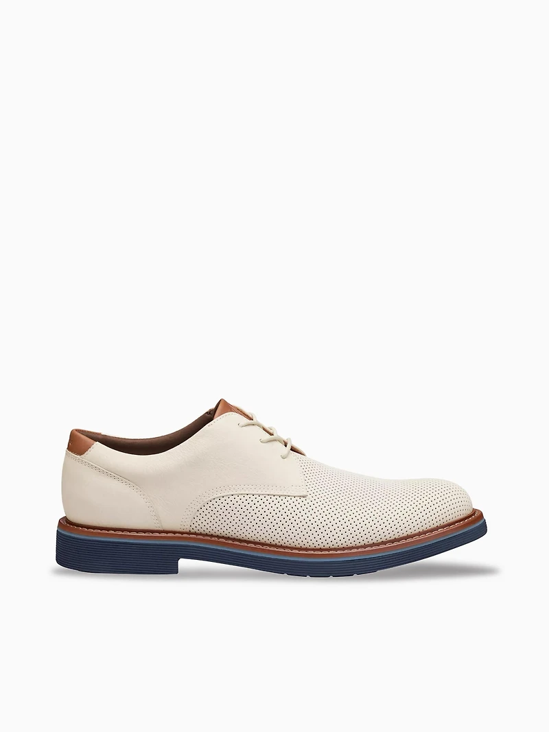 Tyson Plain Toe Ivory Nobuck