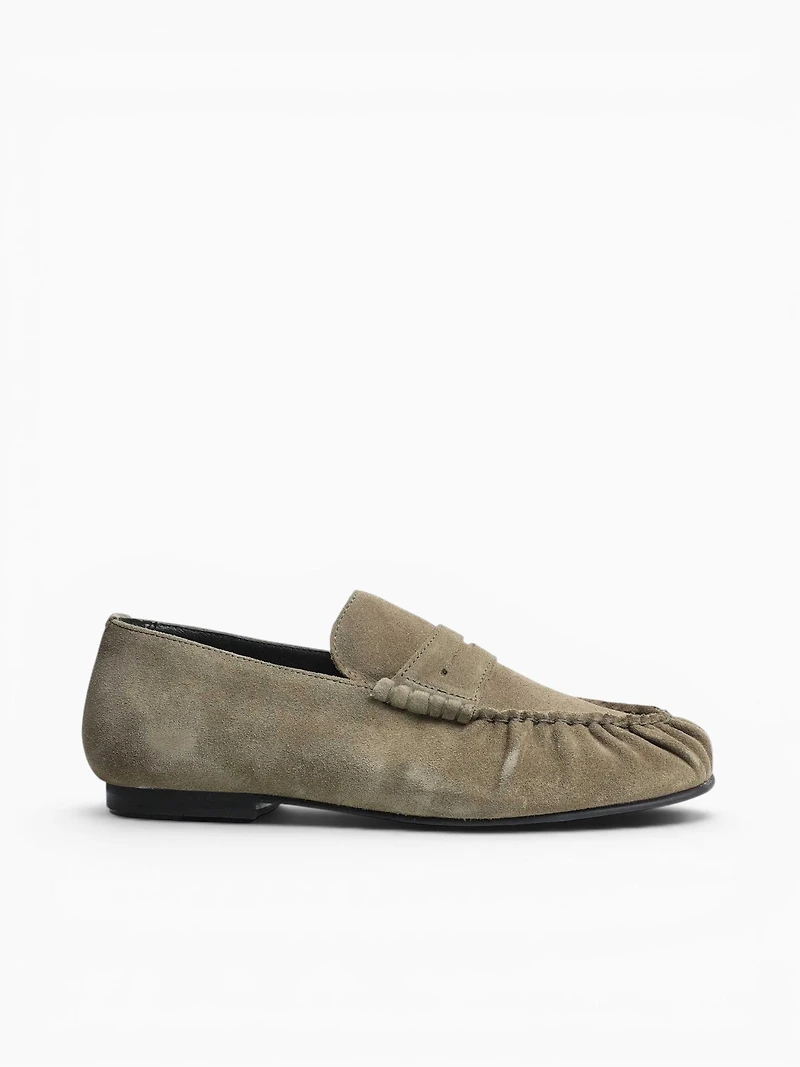 Aven Green Leather