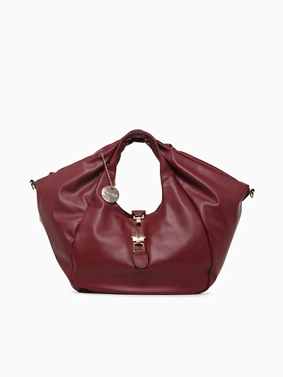Ana Top Handle Burgundy