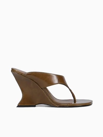 Mia Dried Olive Heritage Leather