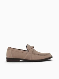 Nikolai Taupe Cow Suede